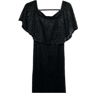 Ellen Weaver Black Lace Gown